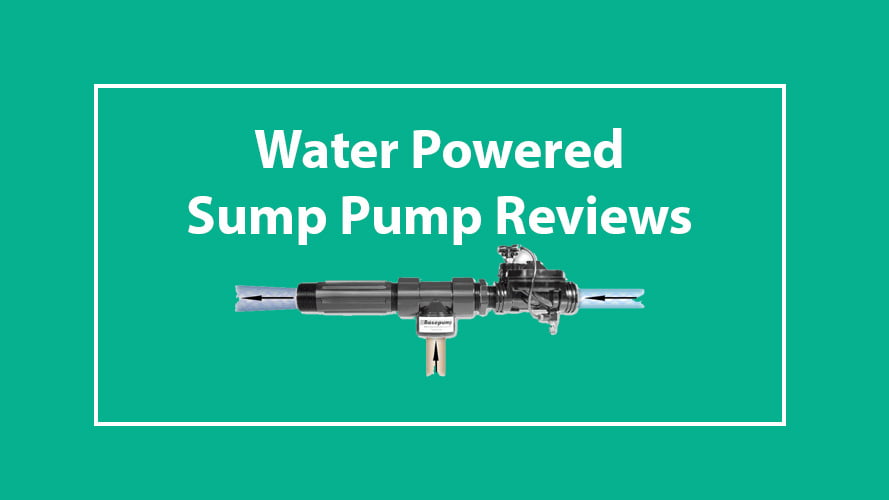 best water powered sump pump