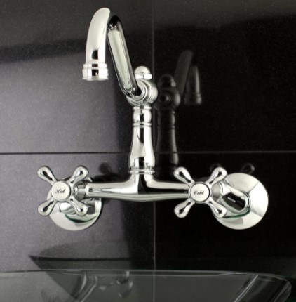 Kingstone Brass KS3221AX Wall Mount Kitchen Faucet