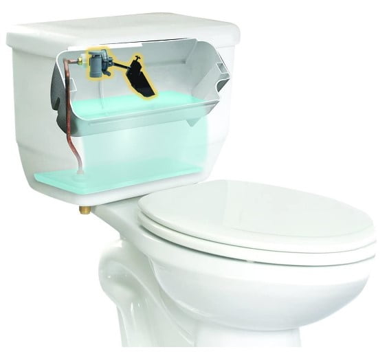 Fluidmaster 703AP4 Specialty Toilet Fill Valve for Glacier Bay