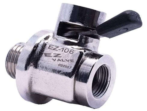 EZ-106 Silver 14mm Oil ​Drain Valve