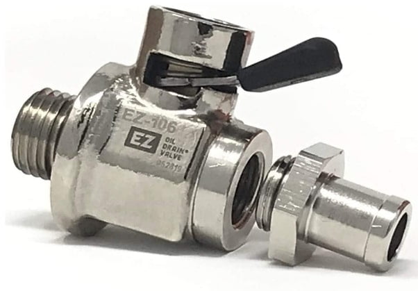 EZ-106 EZ Oil Drain Valve with Removable Hose End Combo