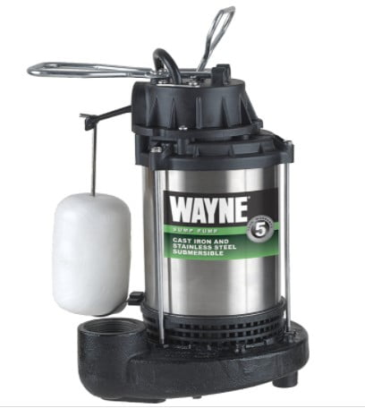 WAYNE CDU980E HP Submersible Cast Iron and Stainless Steel Sump Pump
