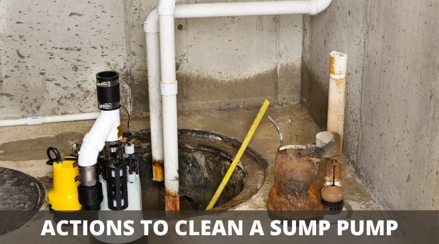 How to clean a sump pump pit