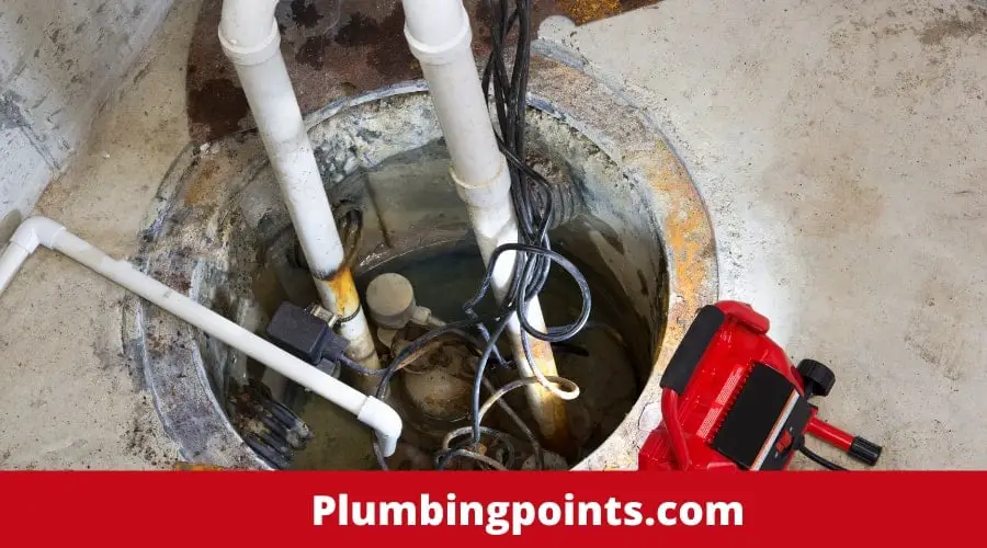 sump pump clogged